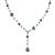 Tahitian Pearl Black Agate and Smoky Quartz Necklace 668009